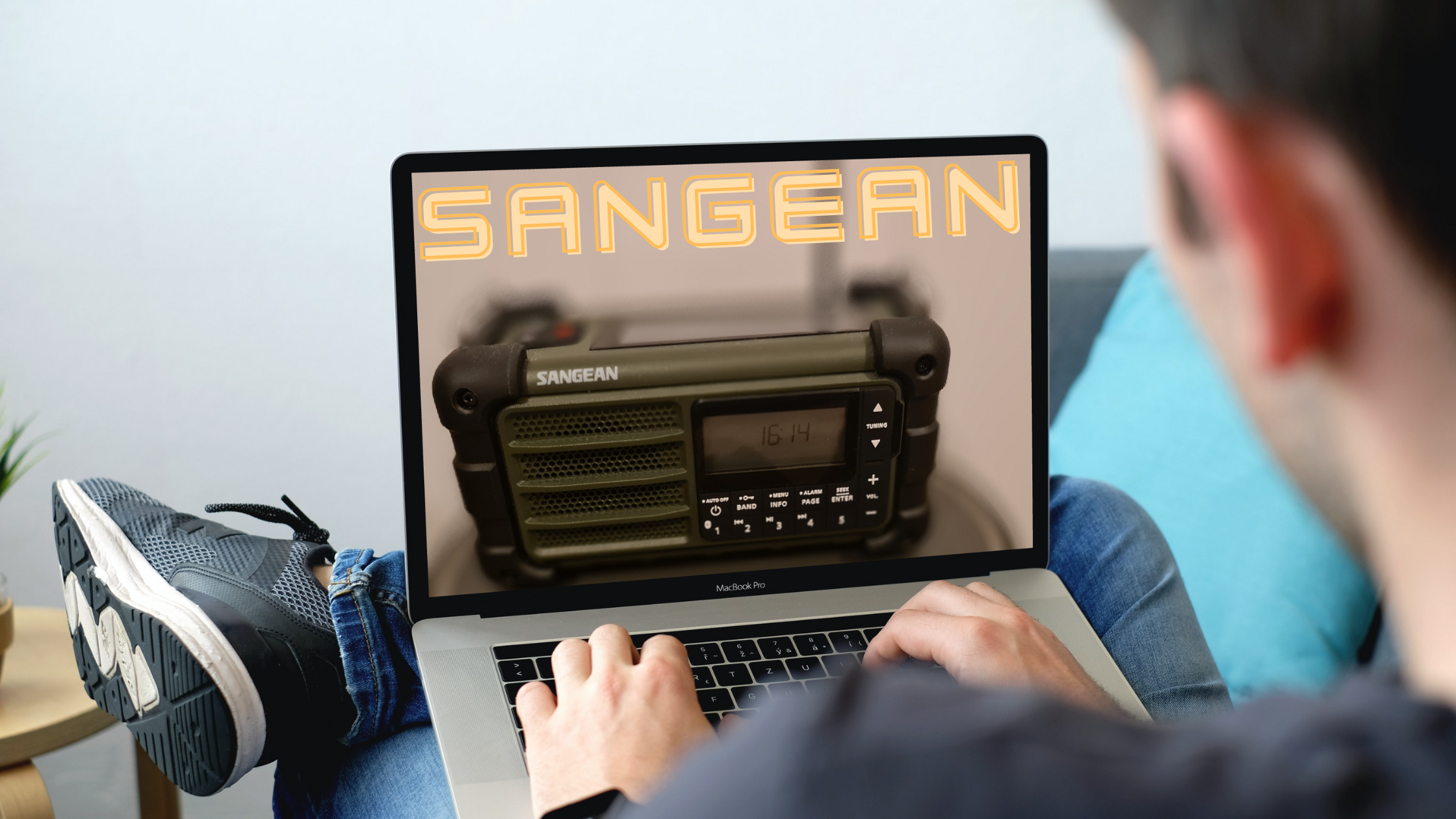 Sangean MMR-99 vevradio med solceller